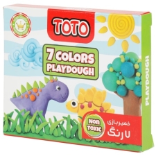 خمیر مقوایی 7 رنگ توتو