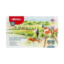 مداد رنگی 36 رنگ جعبه فلزی سری school فونزل