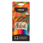 مدادرنگی ۱۲ رنگ فلورسنت آرتیست آریا