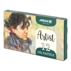 پاستل 12 رنگ آرتیست آریا حرفه ای