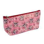 جامدادي تك زيپ فانتزي چرمي - طرح جغد