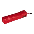 جامدادي تك زيپ چرمي دنيم - قرمز