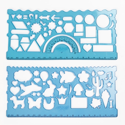 شابلون ژله ای آریا طرح اشکال هندسی و حیوانات