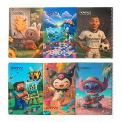 دفتر سیمی 50 برگ نقاشی فانتزی نوین