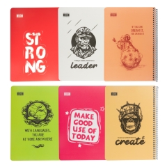 دفتر سیمی 100 برگ کلاسیک خطی نوین