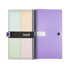 دفتر 140 برگ خبرنگاری دکمه دار کد 24 کیمیا