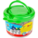 خمیر بازی 5 رنگ آریا مدل سطلی