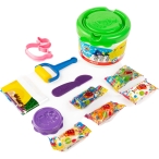 خمیر بازی 5 رنگ آریا مدل سطلی