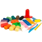 خمیر بازی ۱۲ رنگ آریا مدل سطلی