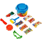 خمیر بازی ۶ رنگ آریا مدل سطلی