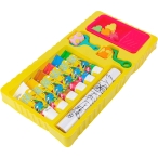 رنگ انگشتی 6 رنگ آریا با رول و ابزار مدل تیوپی