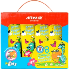 رنگ انگشتی 8 رنگ آریا مدل تیوپی