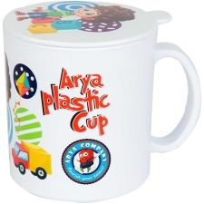 لیوان آبخوری آریا مدل درب دار