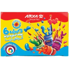 گواش ۶ رنگ آریا مدل جعبه مقوائی